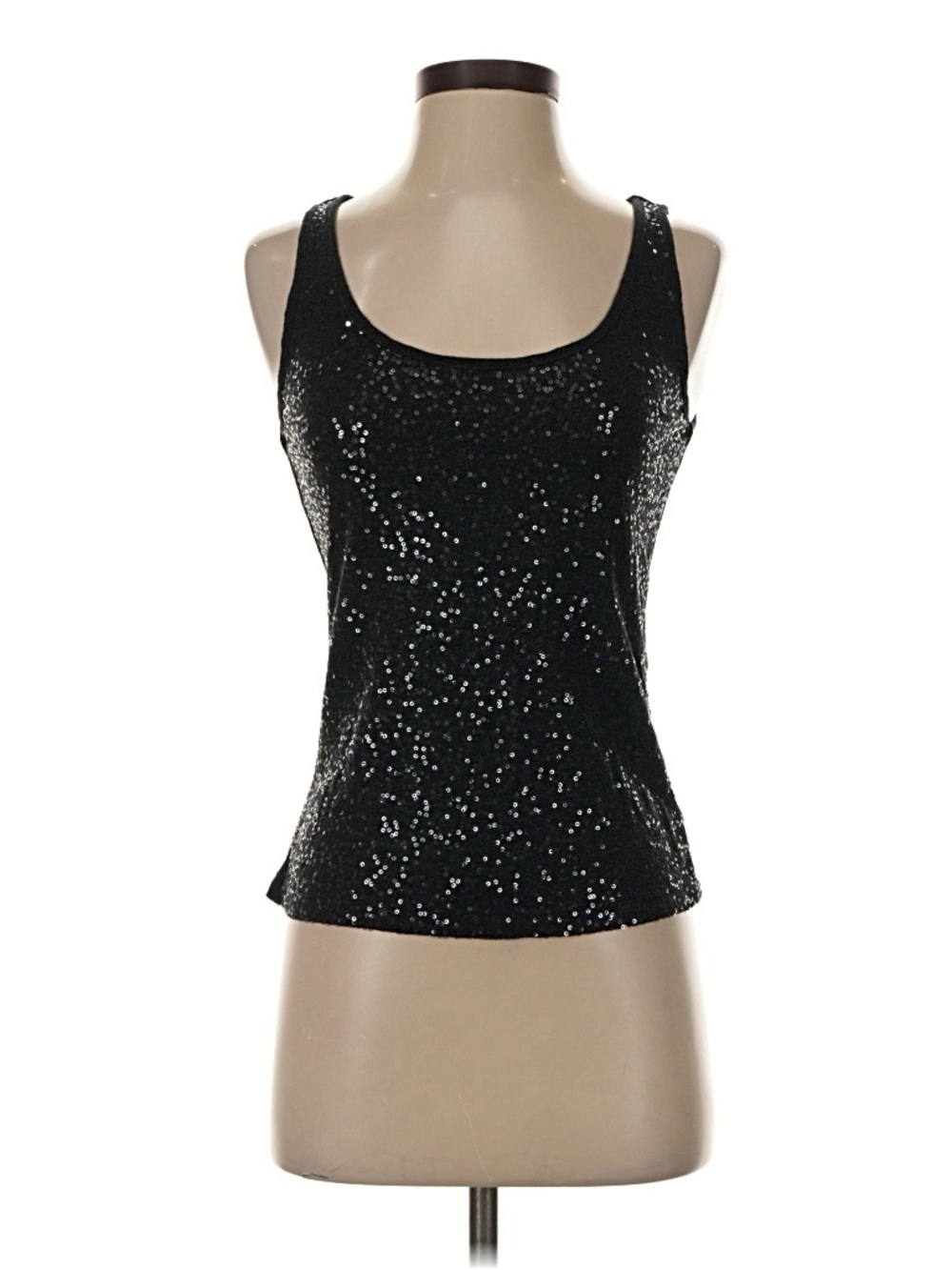 NY&C New York and Company Charcoal Grey Sequined Tank